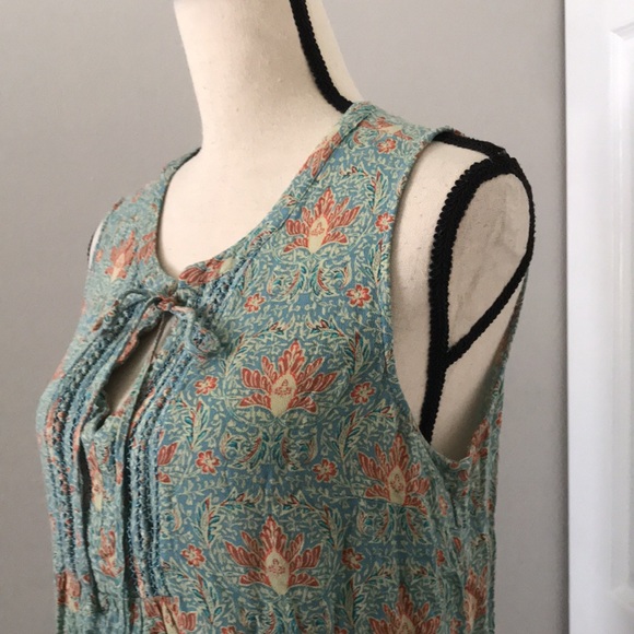 ANTHROPOLOGIE DANIEL RAINN Sleeveless Plaquette floral Top | M - Picture 5 of 12